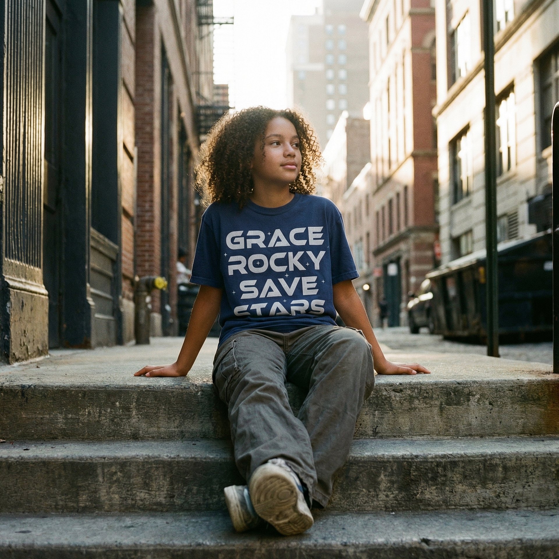 Comfort Colors® Grace Rocky Save Stars T-Shirt, Project Hail Mary Quote Shirt, Sci-Fi Space Tee, Nerd Geek Book Lover Gift product image (2)