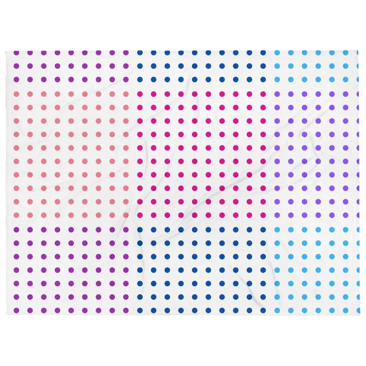 Multicolored Patterned Dots Throw Blanket product image (1)
