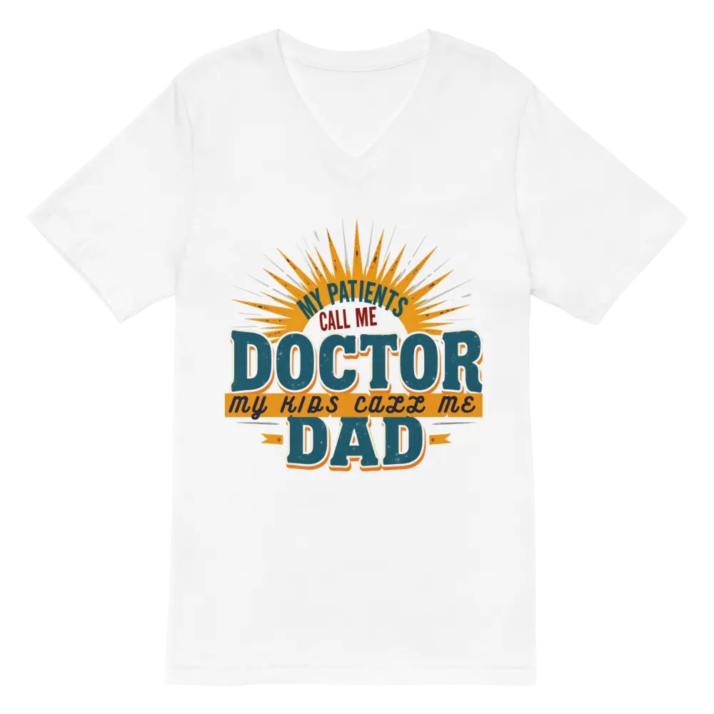 Doctor Dad Sunburst v-neck tee product image (2)