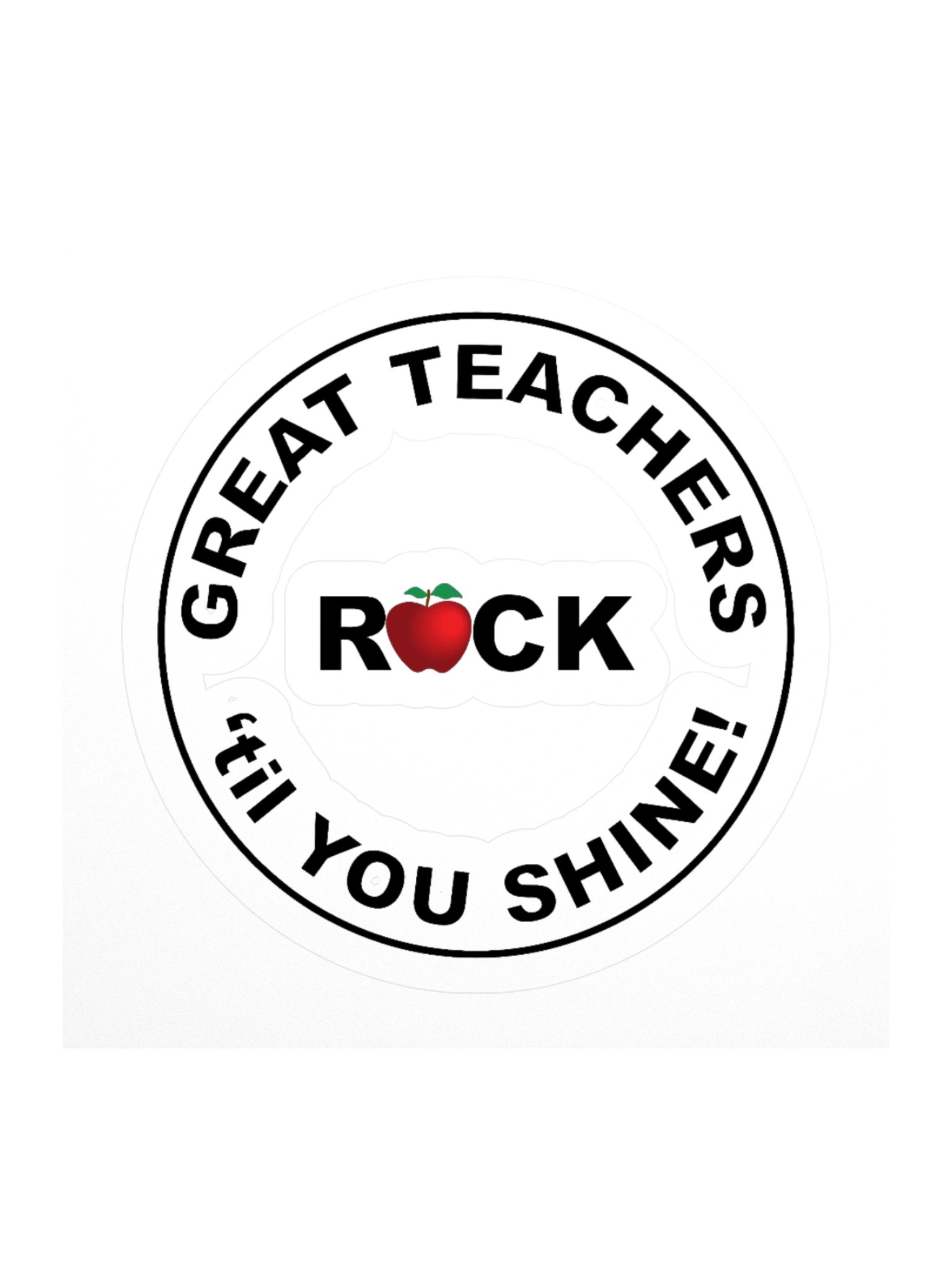 GREAT TEACHERS ROCK! STICKERS product image (1)