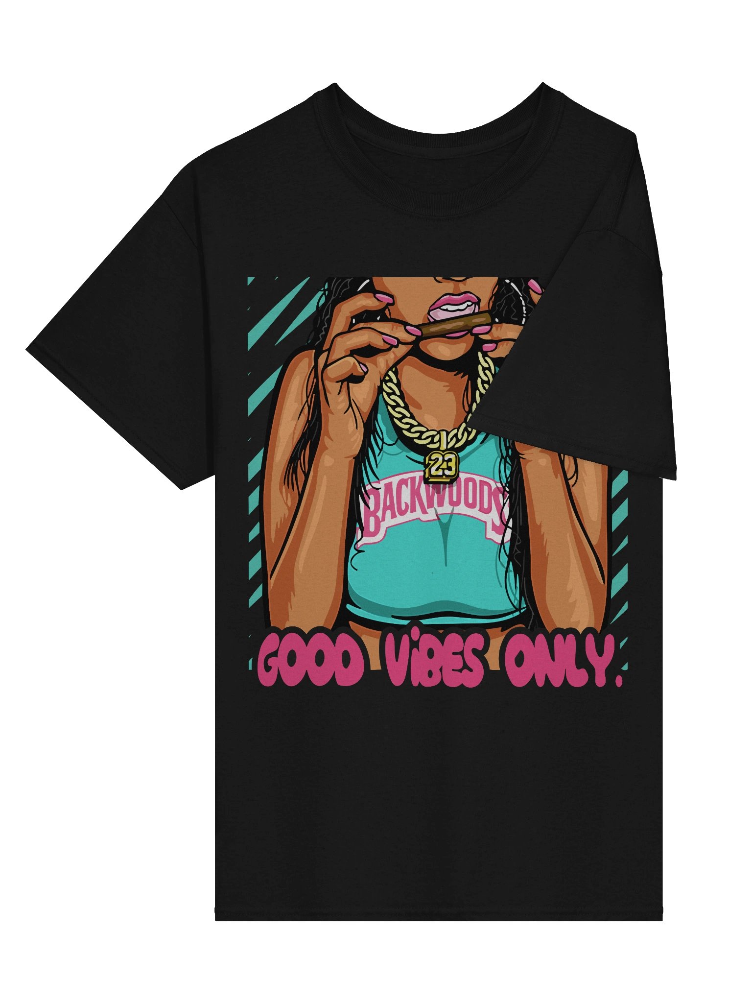 Good Vibes Only Graphic T-Shirt - Unisex T-Shirt – Premium Printed T-Shirt for Everyday Casual & Streetwear product image (3)