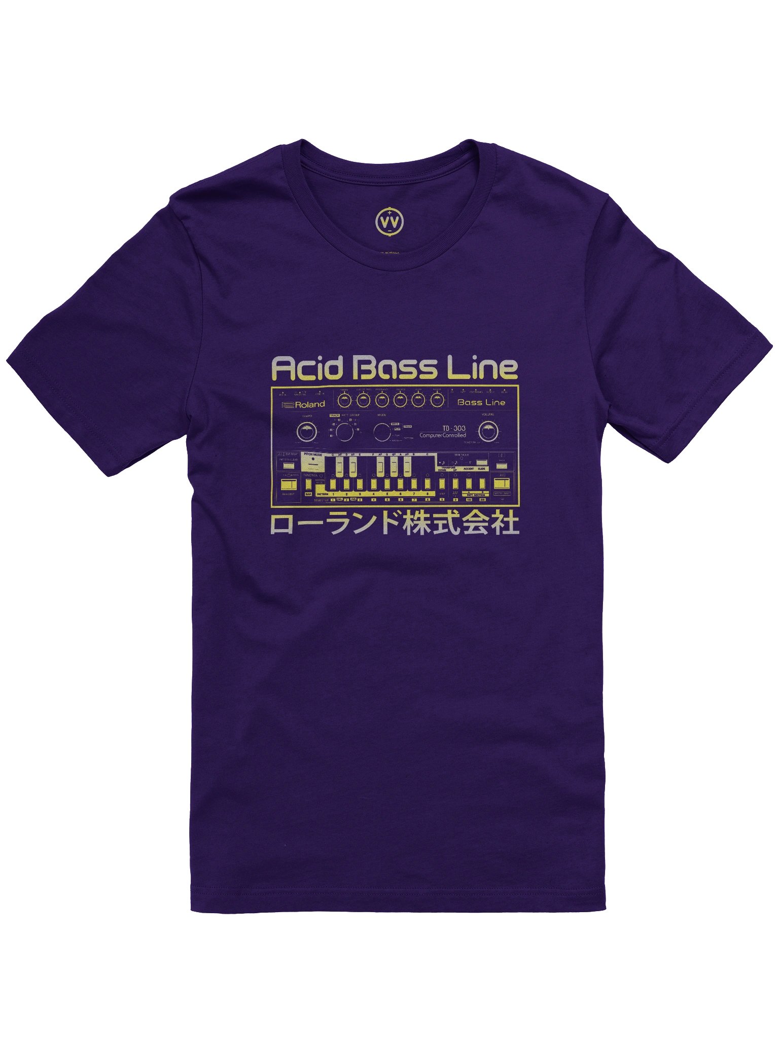 303 T-Shirt - Roland TB-303 Acid Bass Line (Vintage Analog Synthesizer)  product image (4)