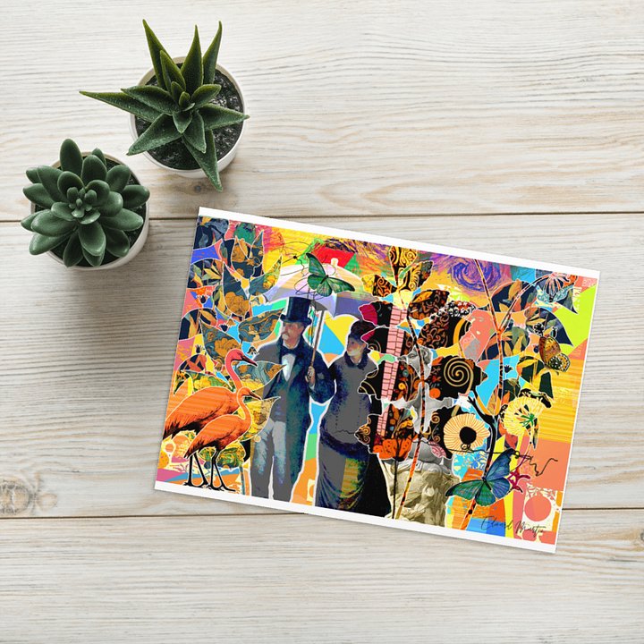 Surreal Umbrella Fantasy Greeting Card product image (2)