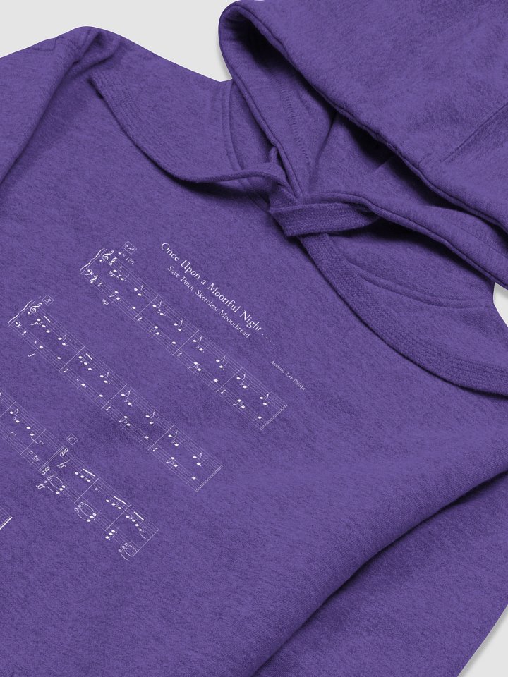 LEVEL MUSIC Hoodie (white ink) product image (1)