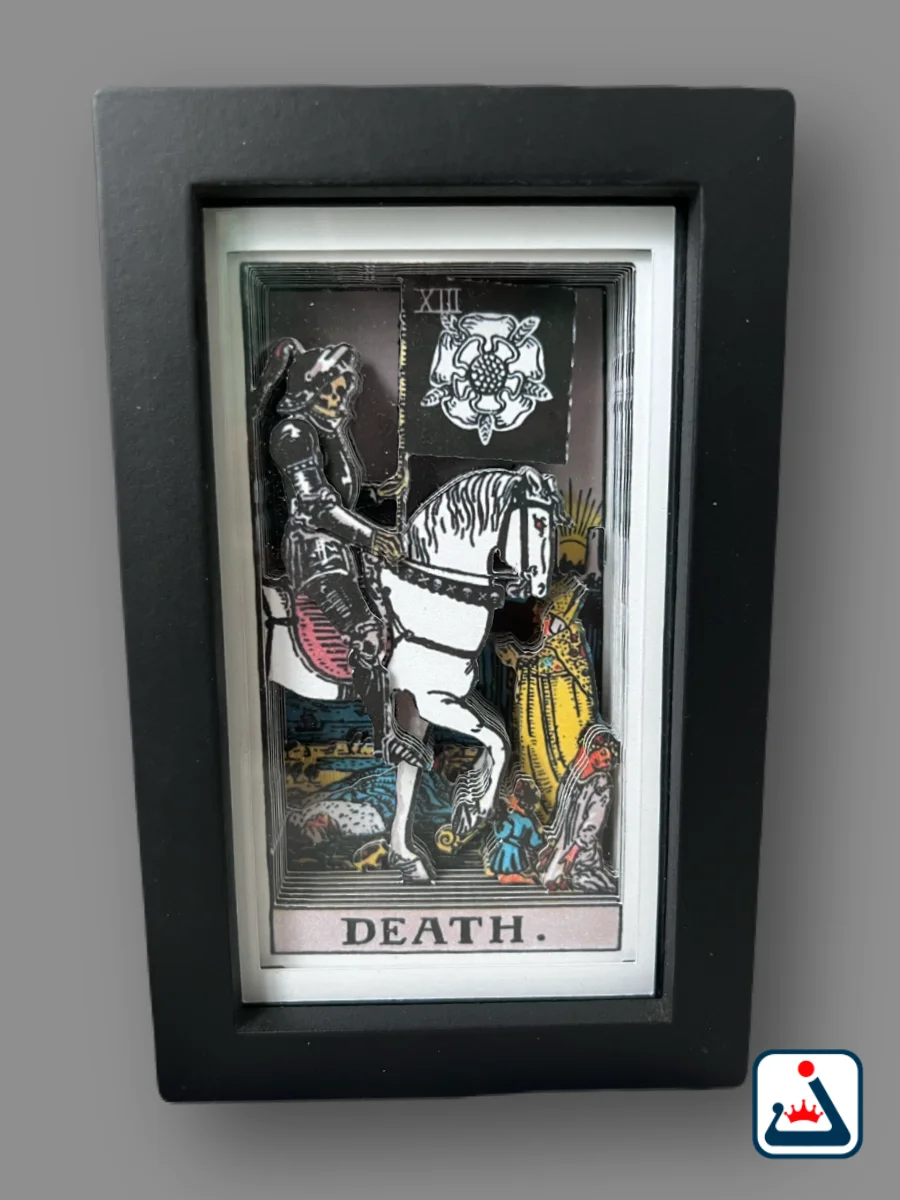 Death – 3D Tarot Shadow Box Art product image (1)