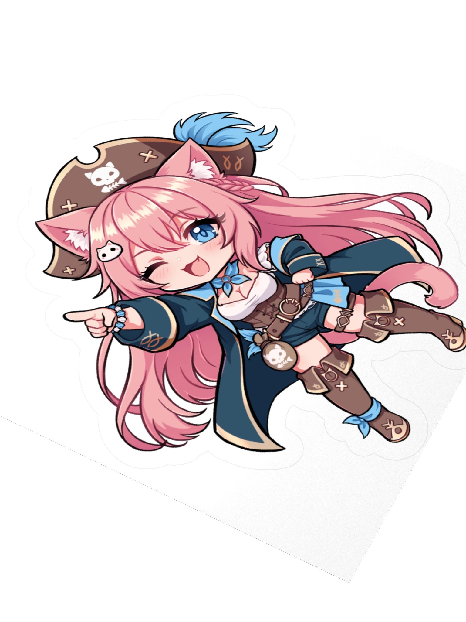 Chibi Catptain Sticker product image (8)