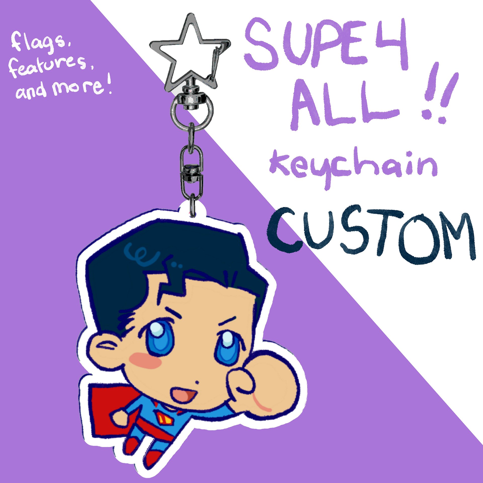 SUPERMAN4ALL - keychain design CUSTOMS product image (1)