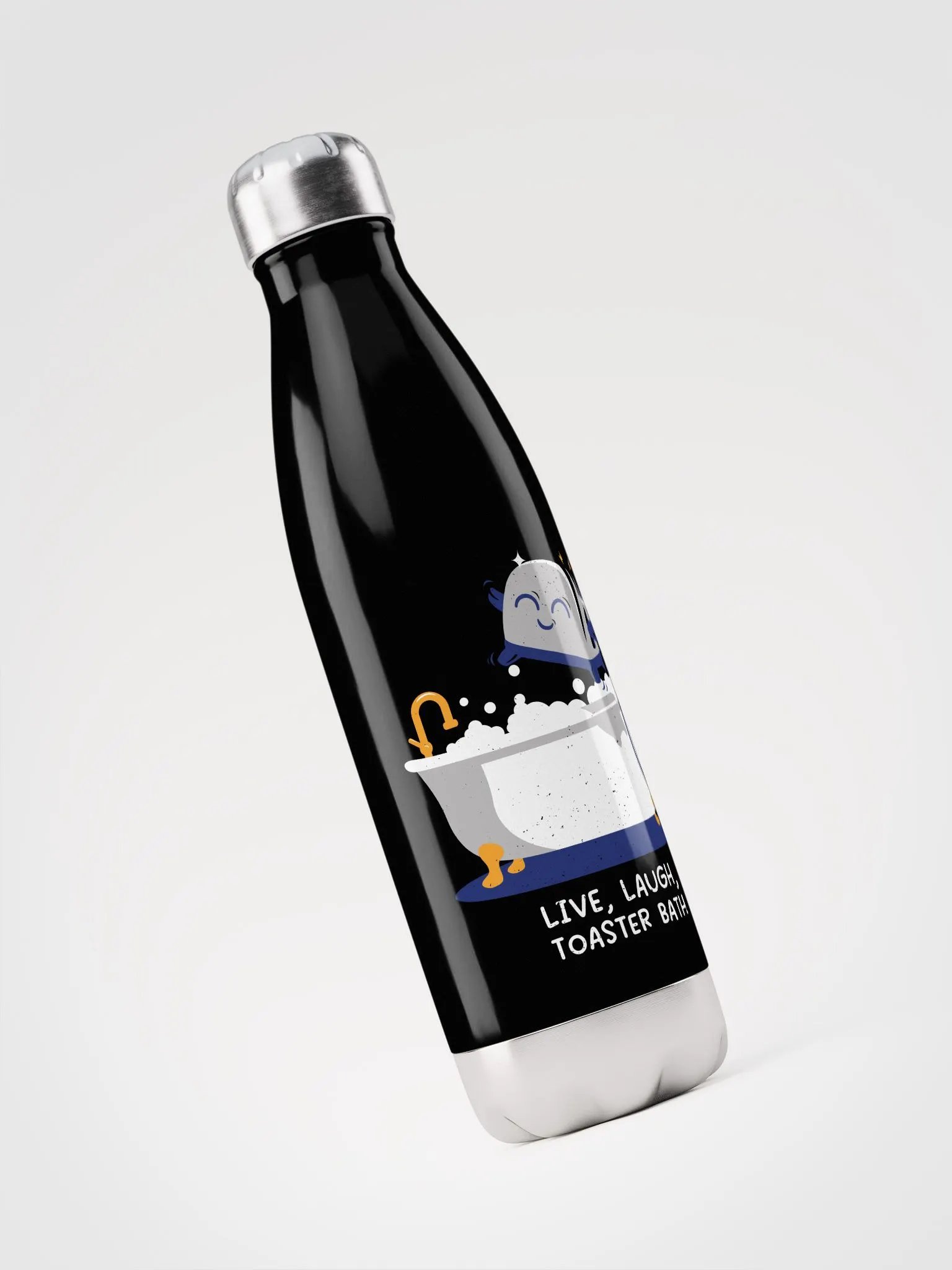 Live, Laugh, Toaster Bath Water Bottle product image (3)