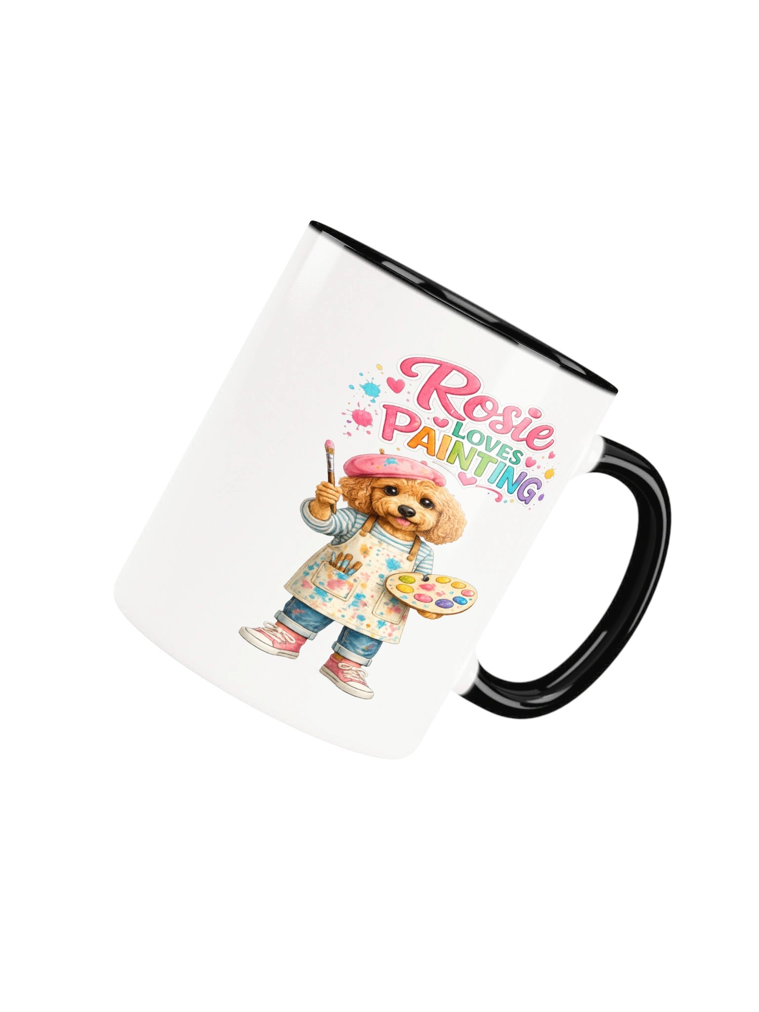 Rosie Loves Painting Paw Print Mug product image (18)