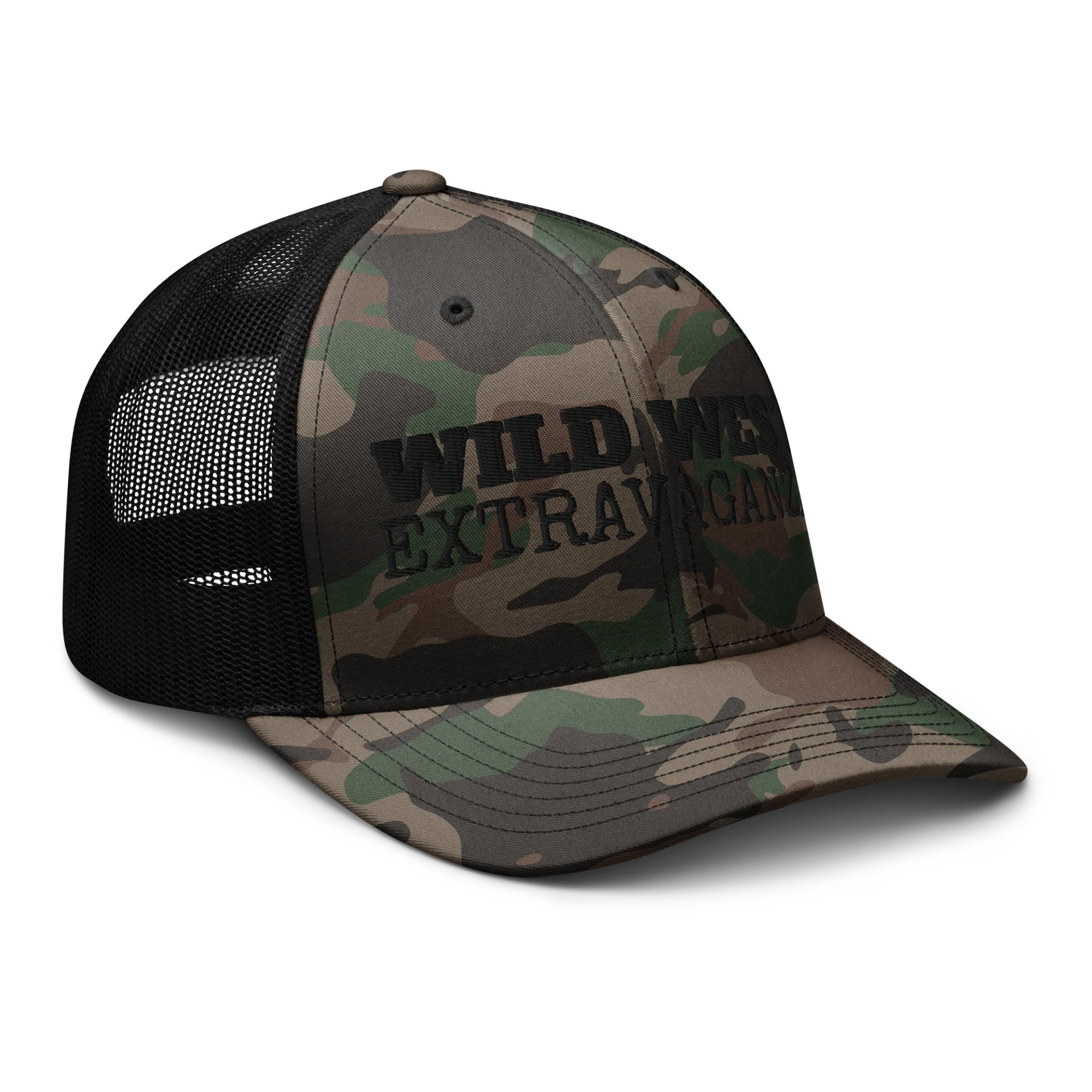 Subdued WWE Camo Trucker Hat product image (6)