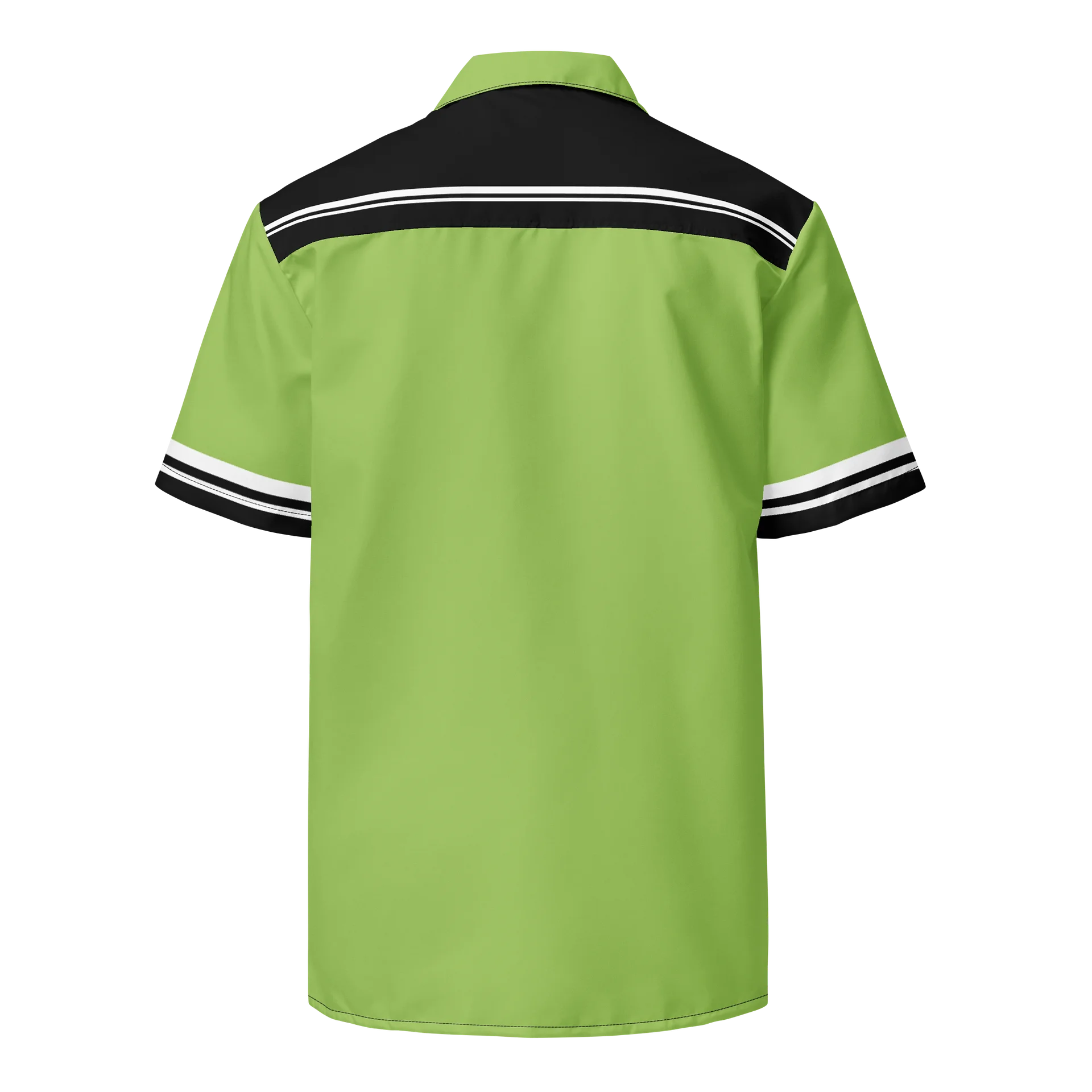 Apple Green Kat Skull Bowling Shirt product image (2)