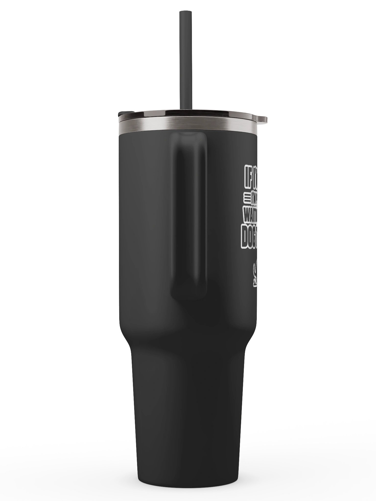 Pinnacle 40oz Black Travel Tumbler With Straw product image (3)