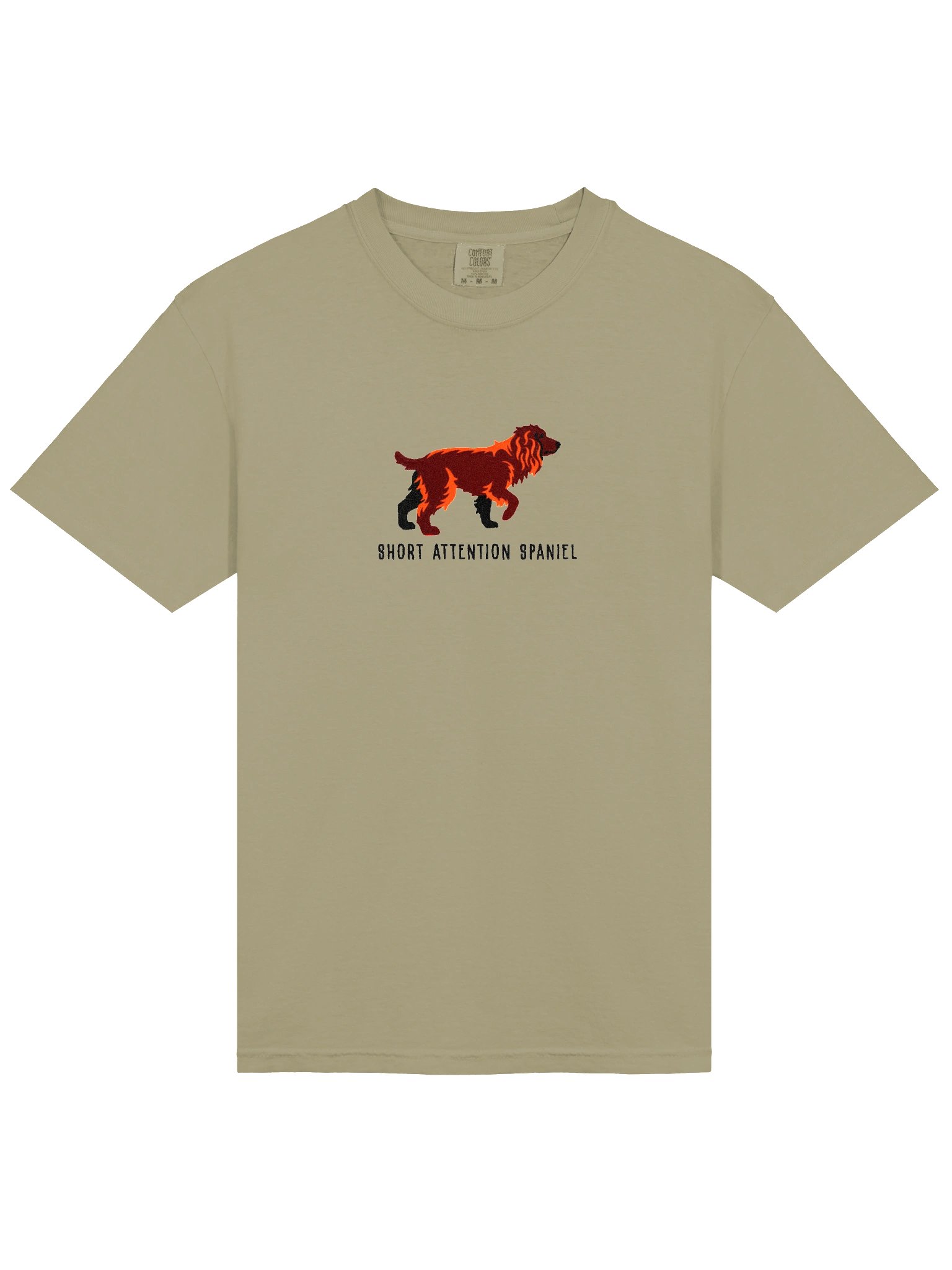 Short Attention Spaniel T-Shirt(Embroidered) of a Boykin Spaniel product image (6)