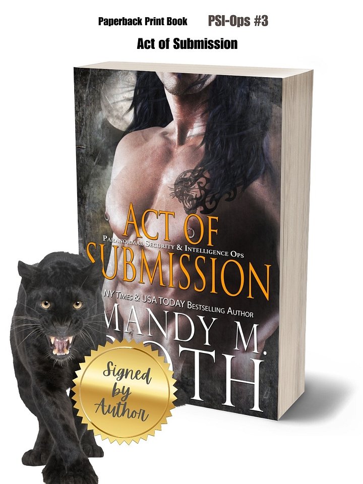 Act of Submission Signed Paperback Print Book product image (1)