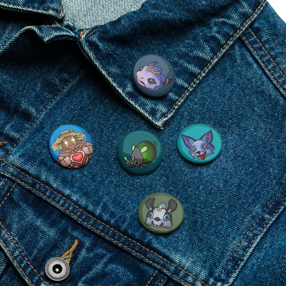 Palia Emotes Set - Pin Buttons product image (7)