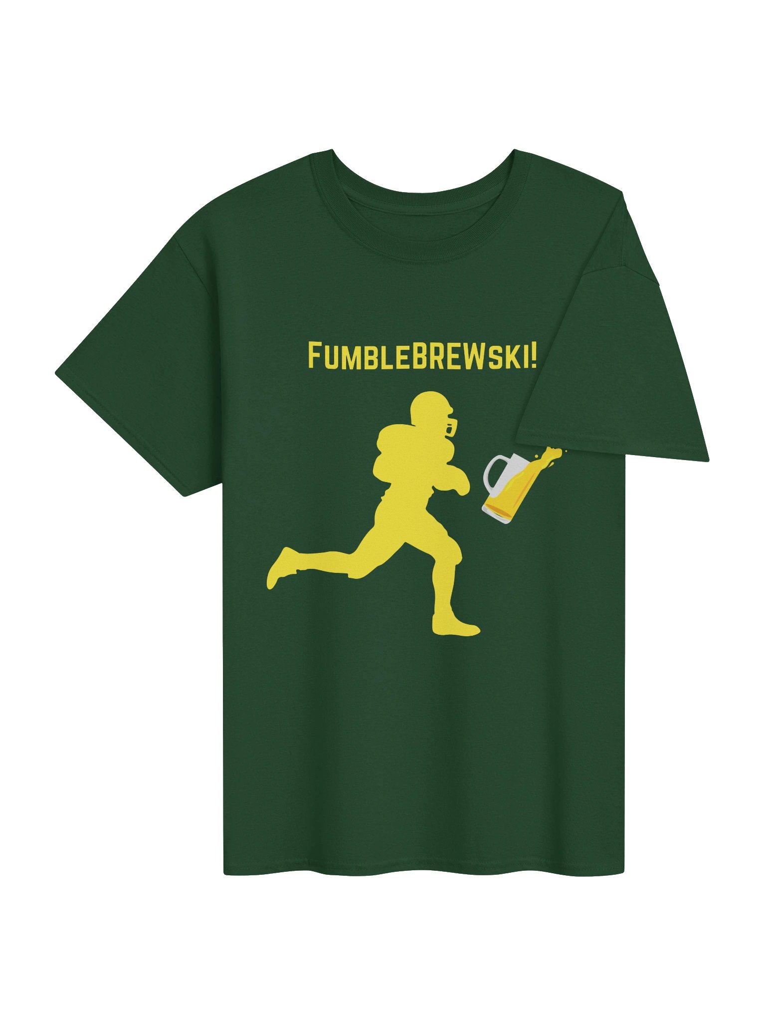 FumbleBREWski T-Shirt green cotton product image (4)
