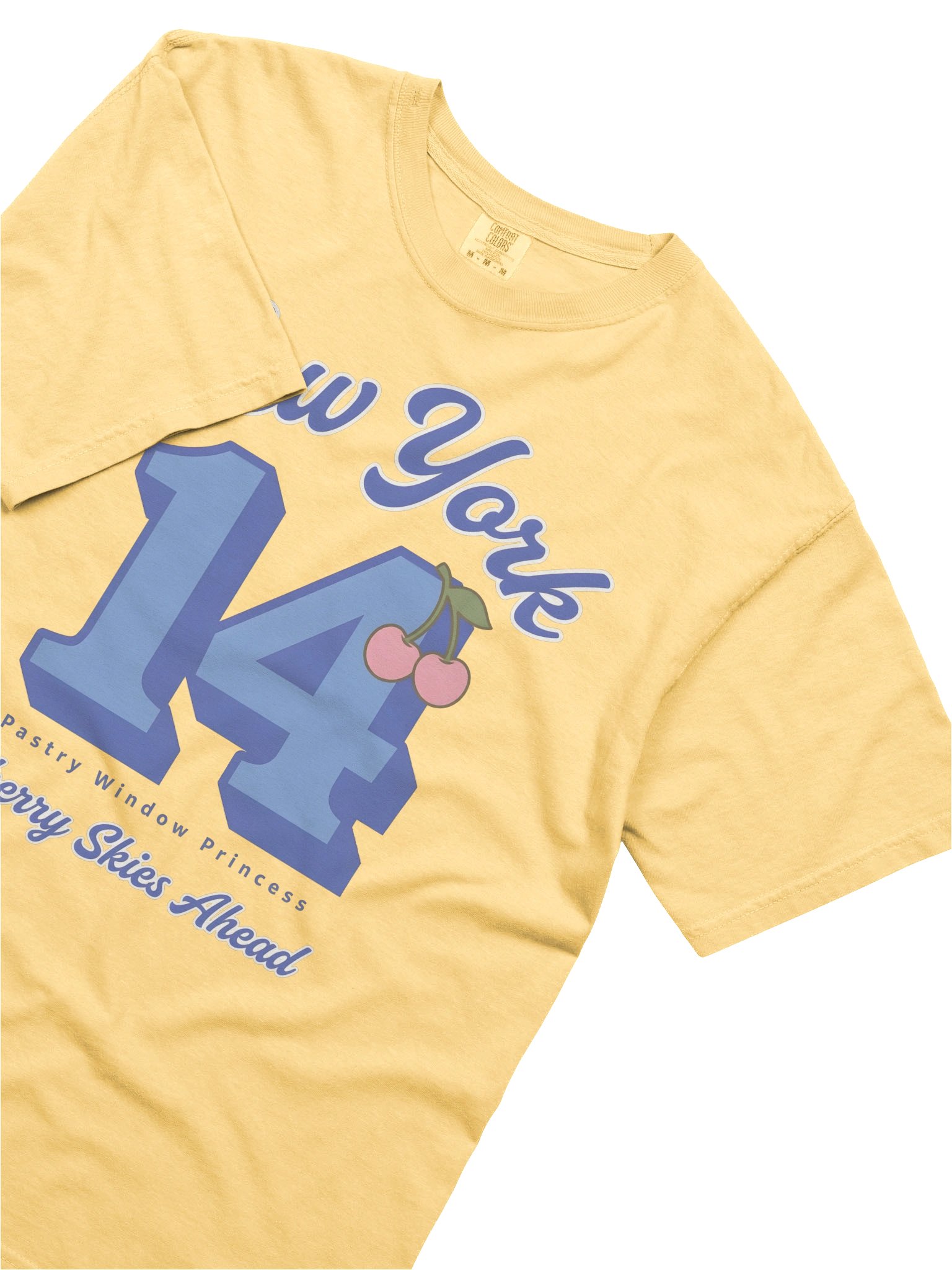 New York 14 - Cherry Skies Ahead | Pastry Window Princess Shirt product image (3)
