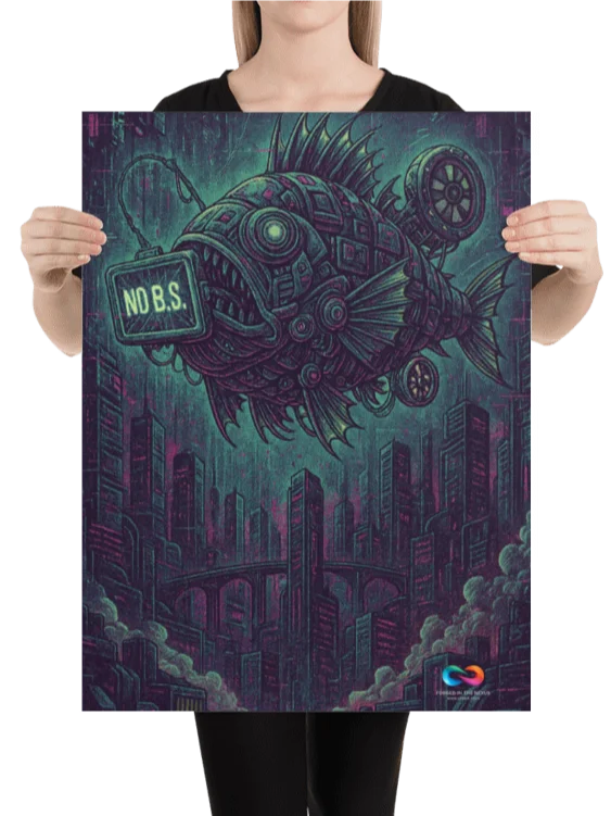 CINEMATIC ART POSTER – DYSTOPIAN FUTURE #002 product image (2)