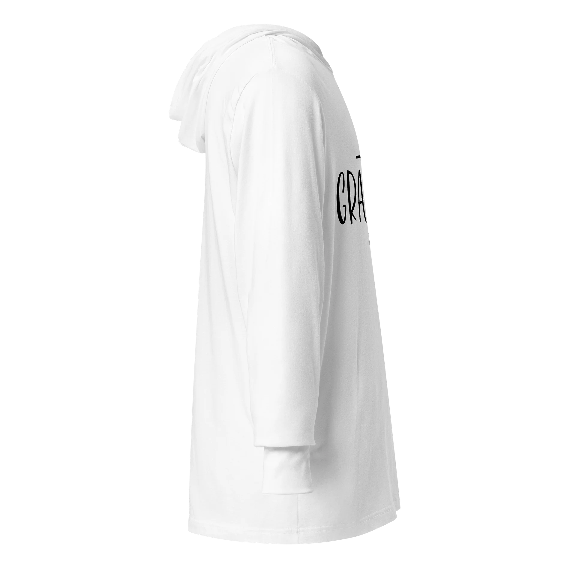 Grateful Vibes Long Sleeve Hooded T-Shirt product image (5)
