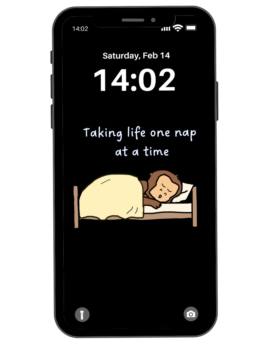 Phone Wallpapers: Monthly Messages by Monkey (12-Pack) product image (4)