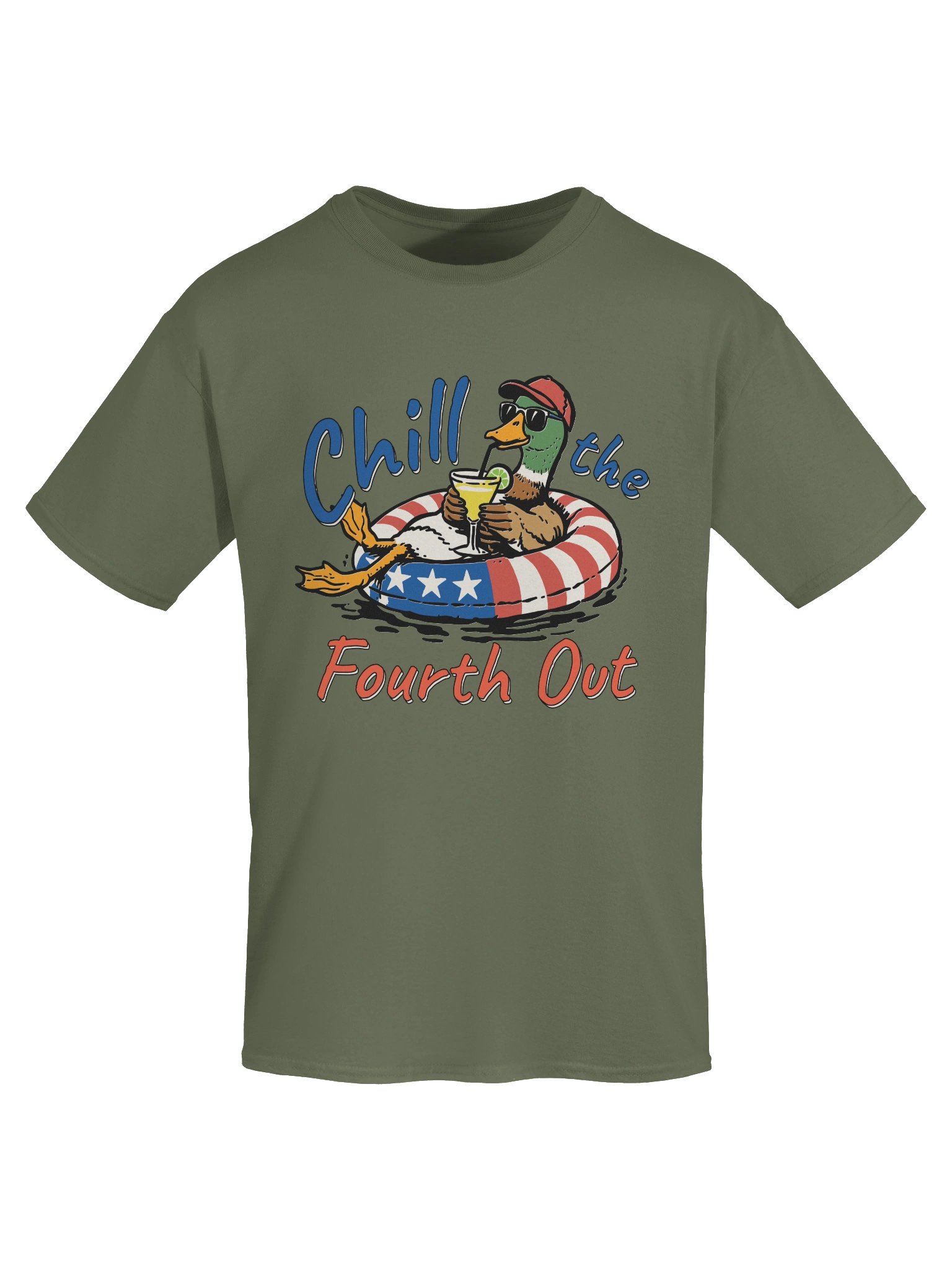Chill the Fourth Out Duck Tee product image (5)