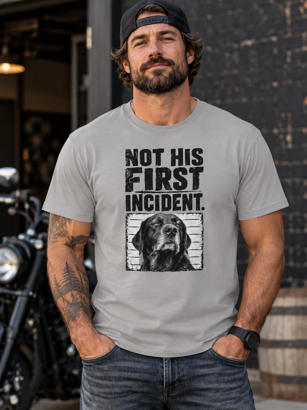 Funny Labrador T-Shirt | Black Lab Graphic Tee | Funny Dog Shirt | Dog Dad Shirt product image (1)