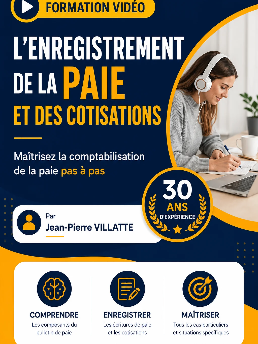 Formation vidéo l'enregistrement de la paie et des cotisations product image (1)