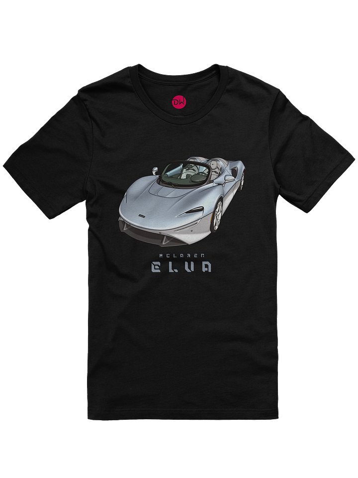 Supernova Silver and Polaris Blue McLaren Elva Shirt (Retro, Sketch, Silhouette) product image (7)