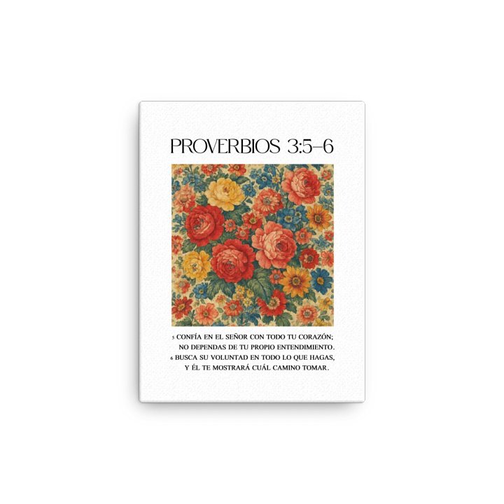 Trust in the Lord Floral Canvas product image (13)