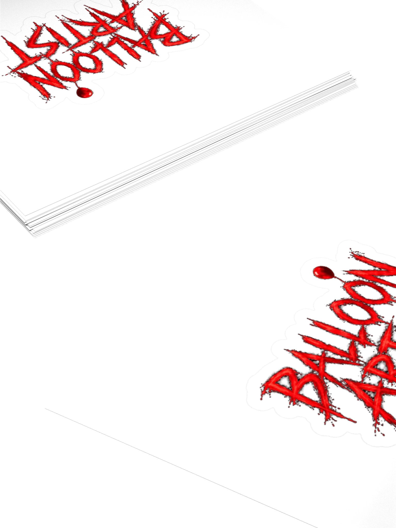 Balloon Artist Creepy Carnival Kiss Cut Sticker product image (4)