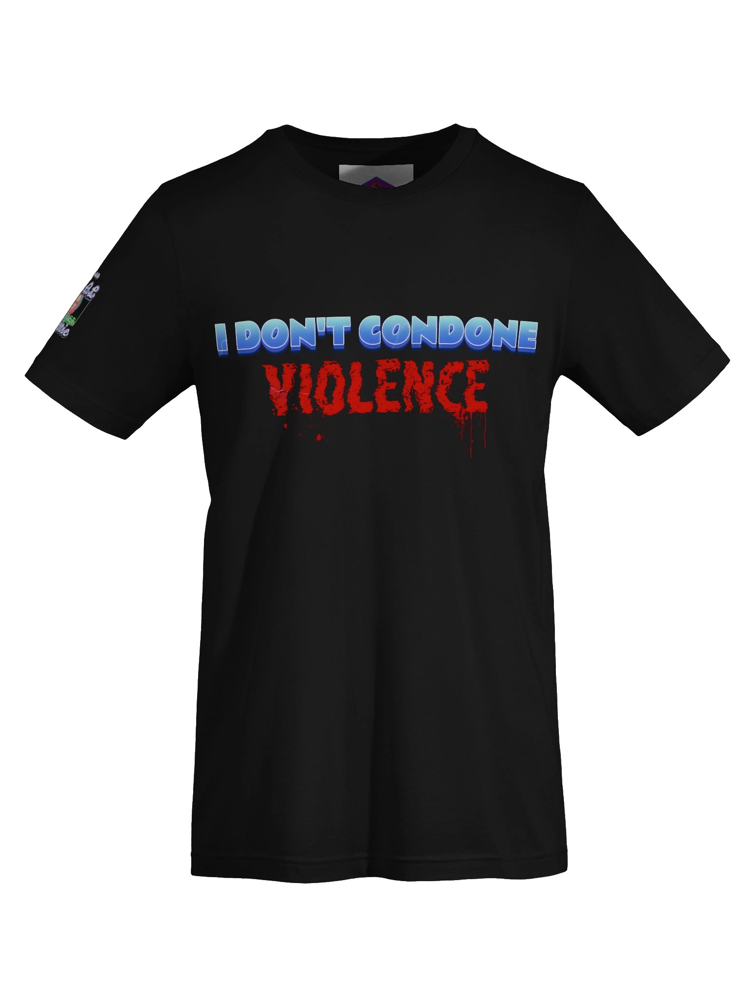 I Don’t Condone Violence Tee (Female) product image (45)