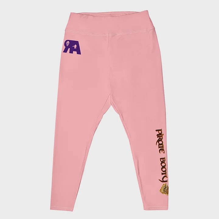 Pink All-Over Print Plus Size Leggings product image (1)