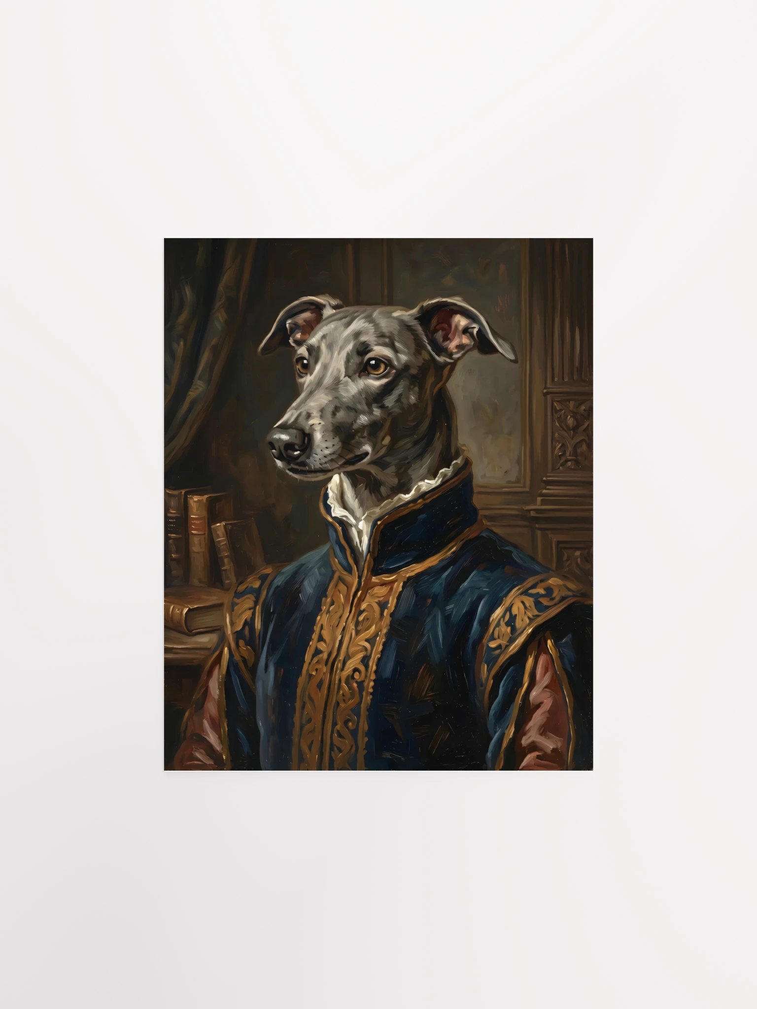 Greyhound in Blue Poster product image (25)