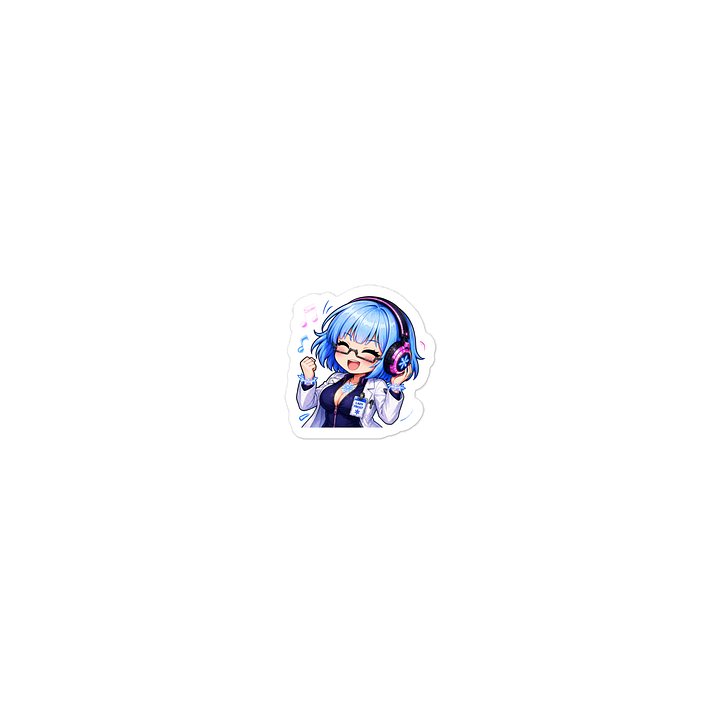 Lady Frost Music Emote - Die Cut Sticker product image (2)