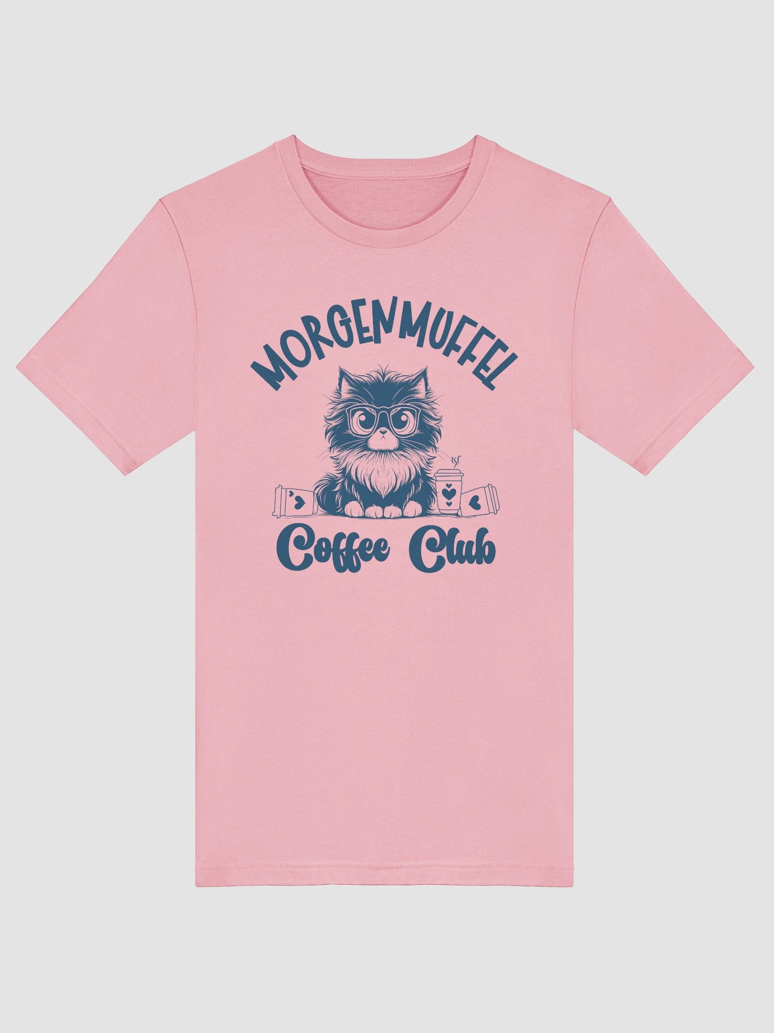 Morgenmuffel Cat Coffee Club T-Shirt product image (5)