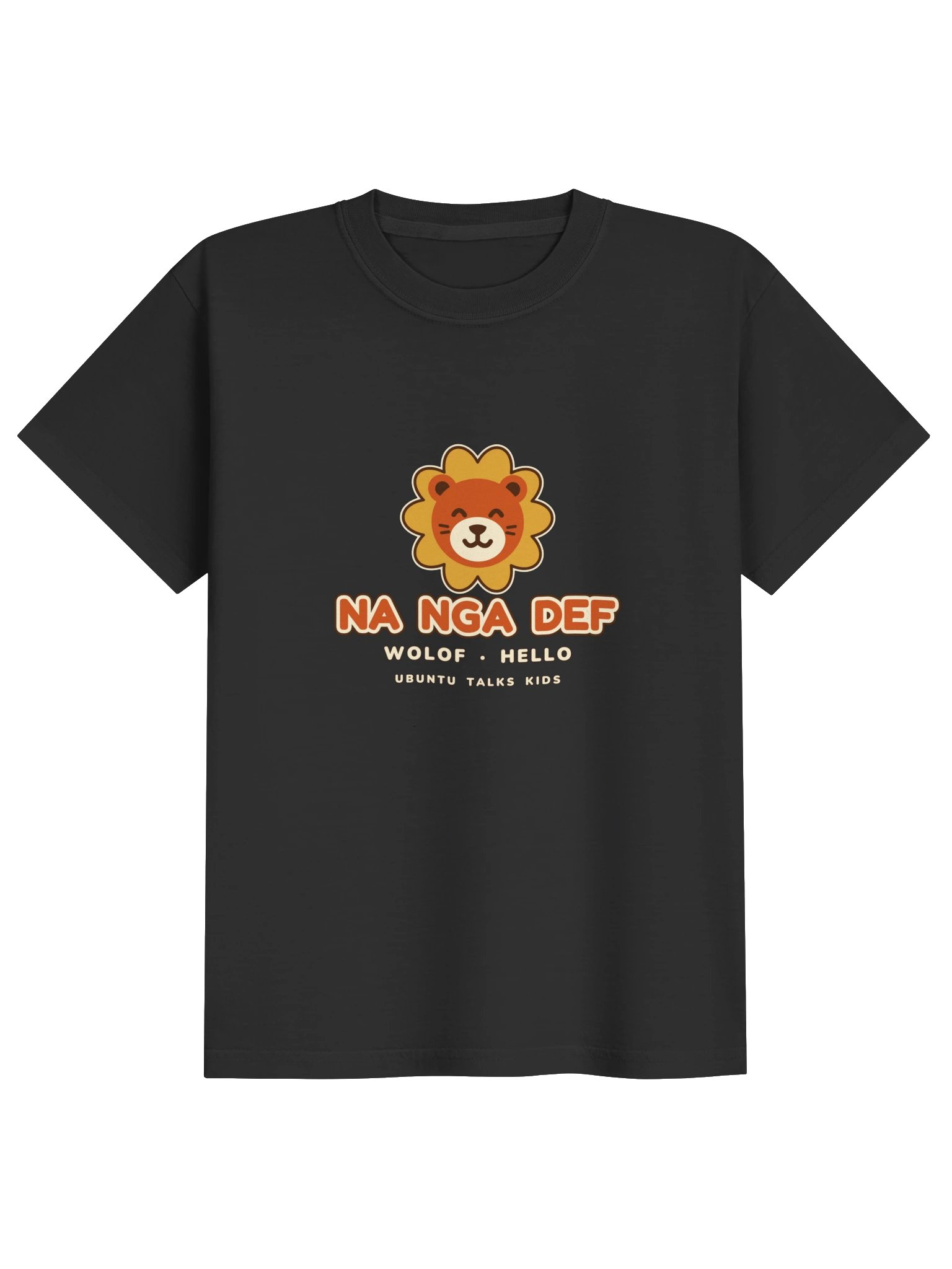 Hello Safari — NA NGA DEF | Wolof Kids Heavyweight Tee product image (1)