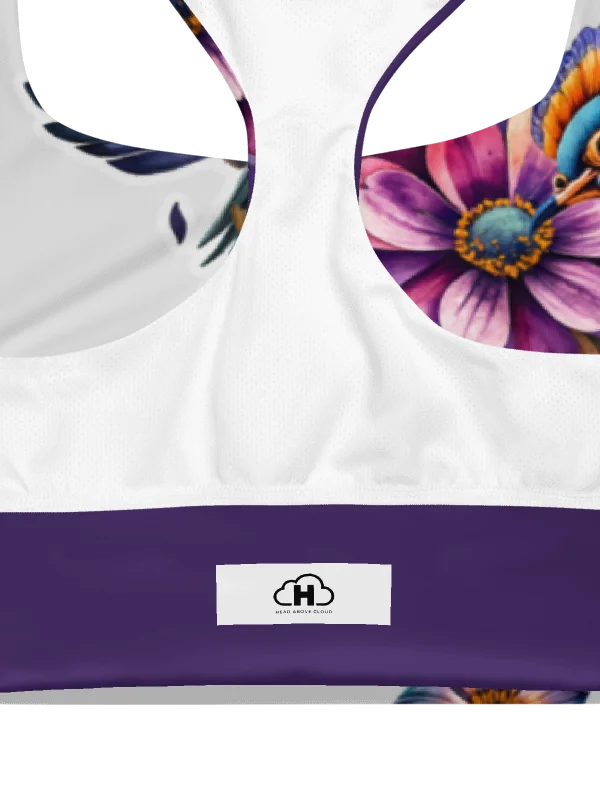 Peacock Recycled Longline Sports Bra product image (4)