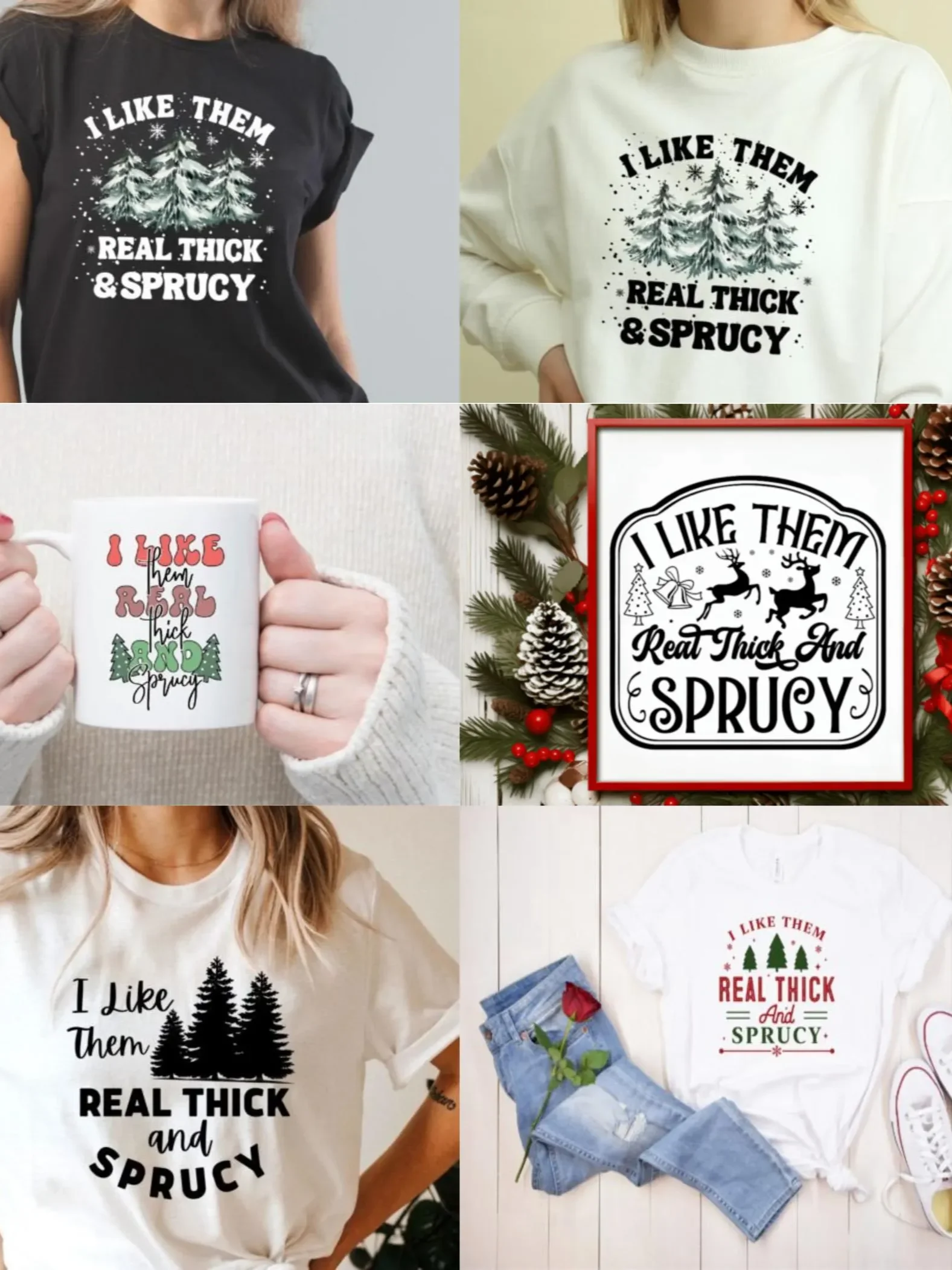 I like them real thick and sprucy bundle svg png Thick and sprucey bundle svg product image (3)