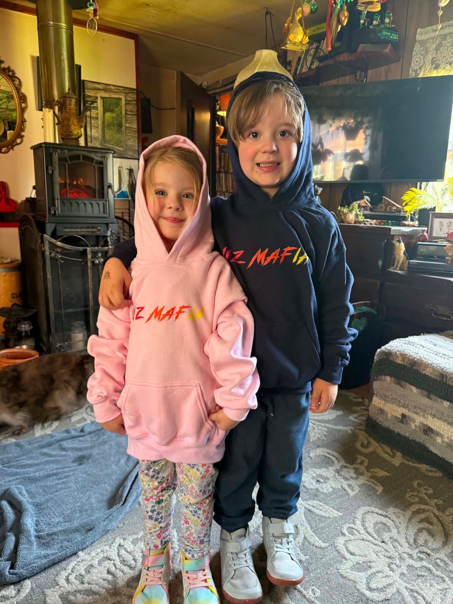 OG UZ Mafia Logo Kids Hoodies product image (6)