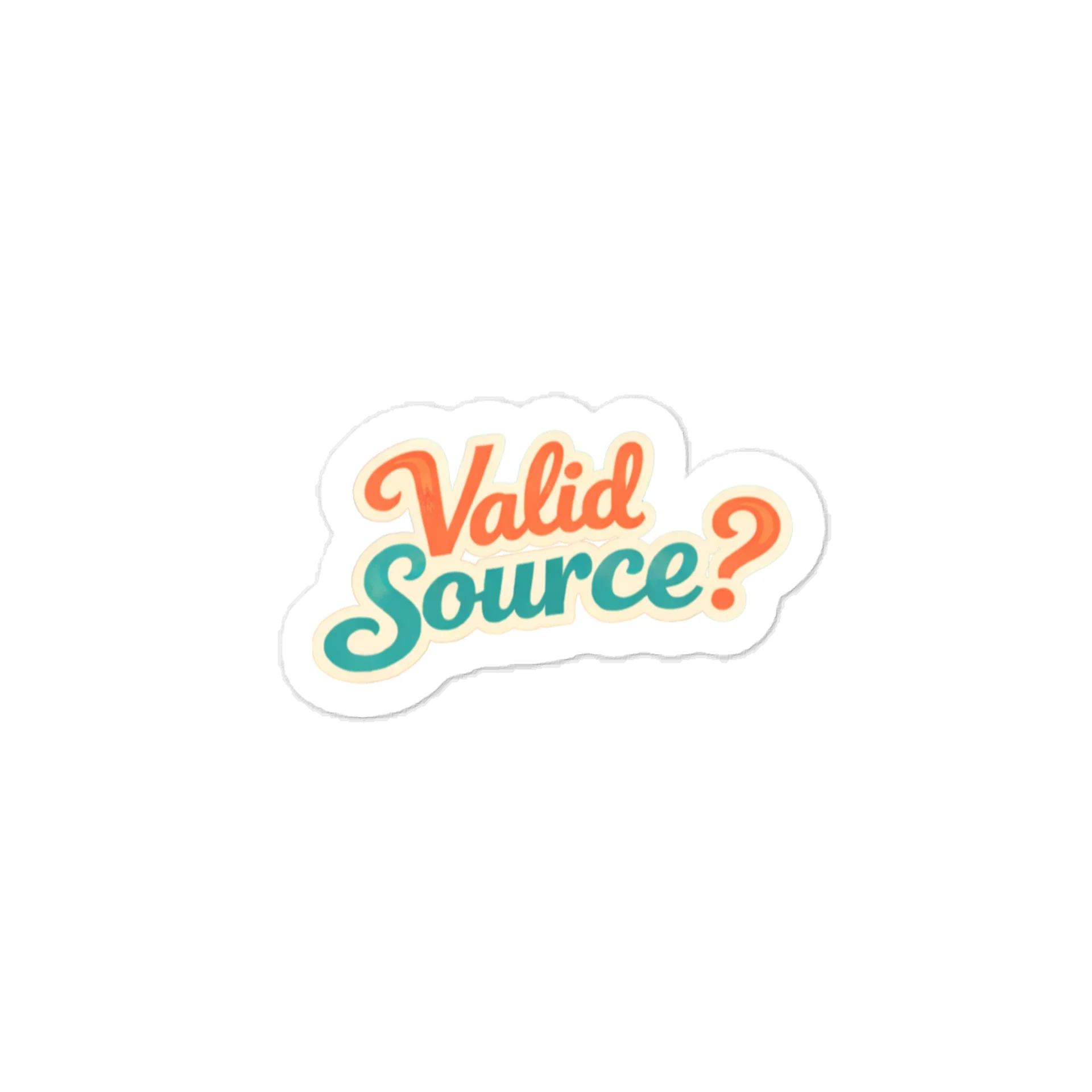 Valid Source? Sticker product image (1)