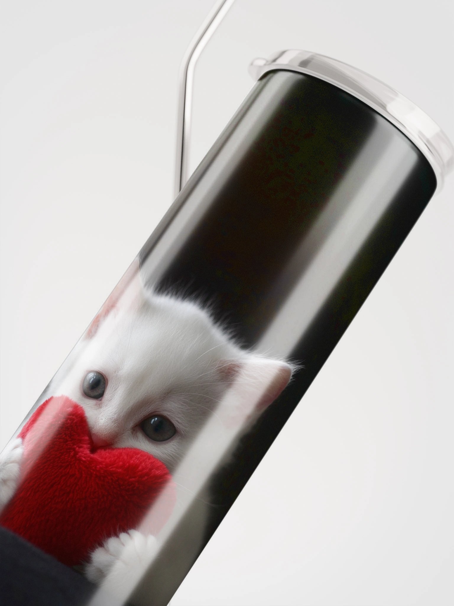 Heartfelt Kitten Stainless Steel Tumbler product image (4)