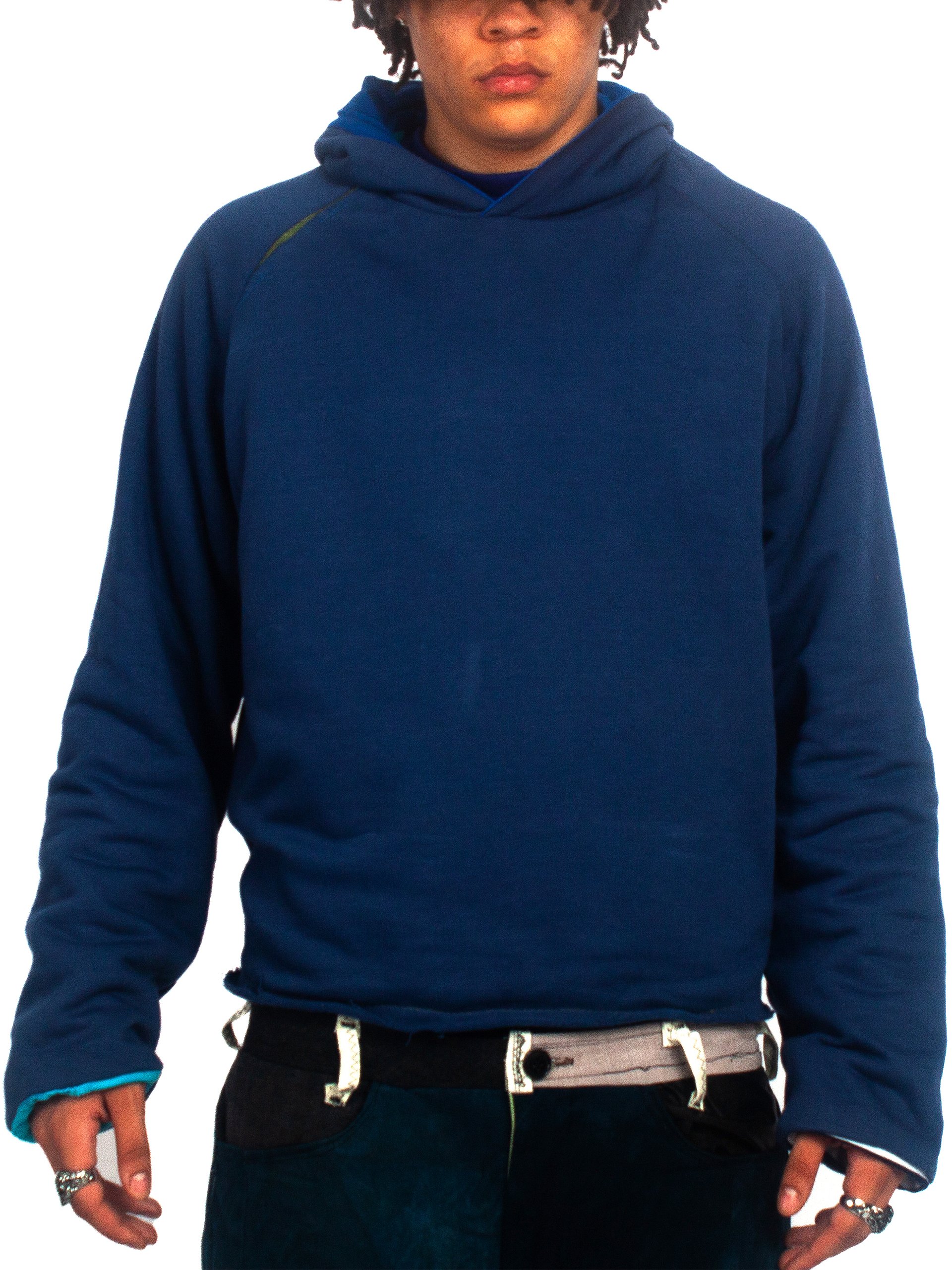 JERSEY LINED RAGLAN HOODIE 02 - M product image (1)