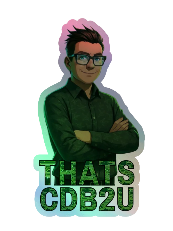 THATS_CDB2U Holographic Sticker product image (2)