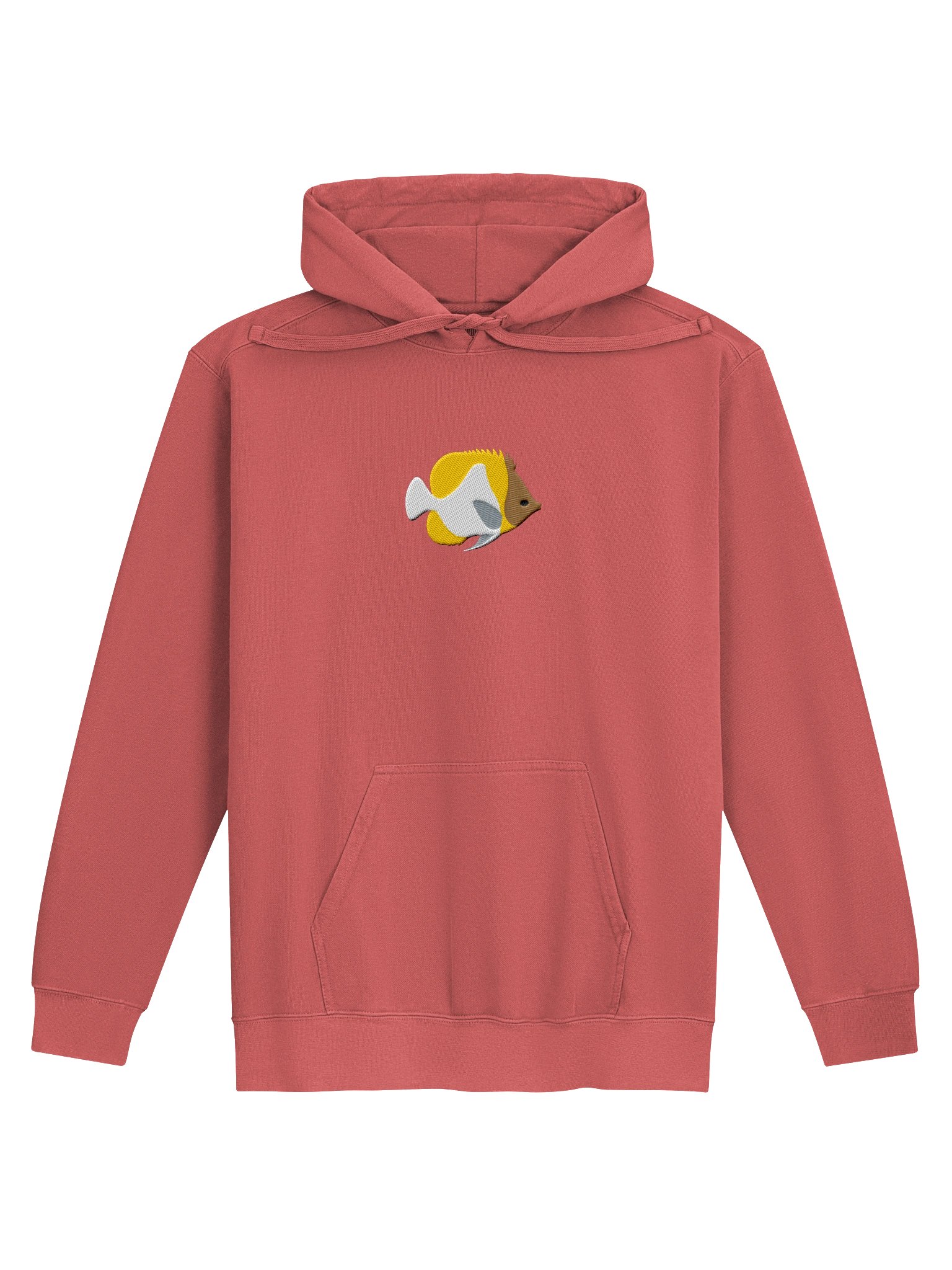 Pyramid Butterflyfish Embroidered Hoodie | Saltwater Reef Aquarium Fish & Ocean Lover Apparel product image (17)
