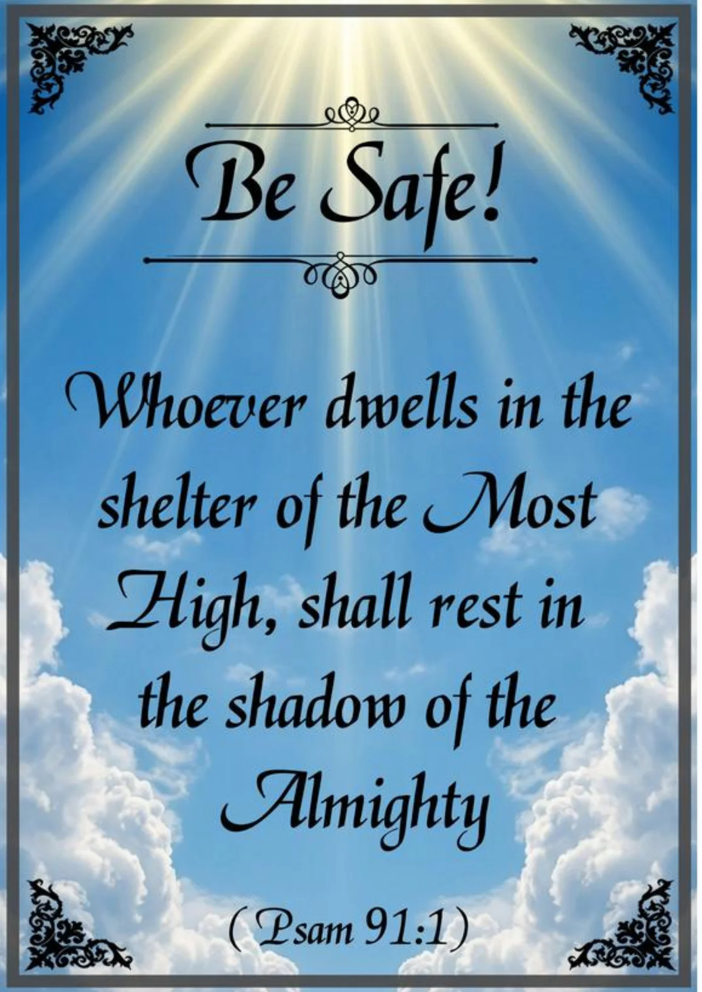 Be Safe E-Card01 product image (1)