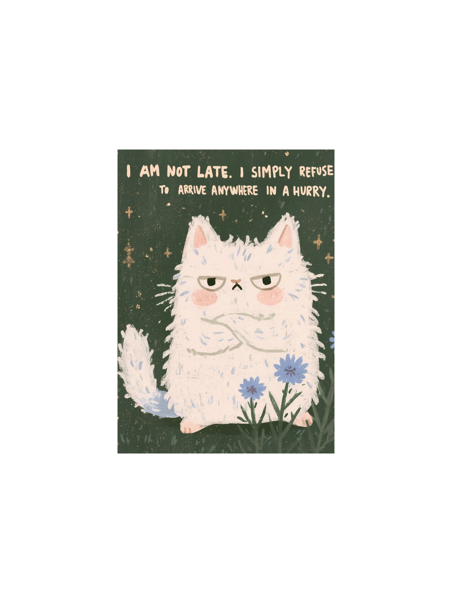 Unimpressed Cat Quote Poster product image (4)