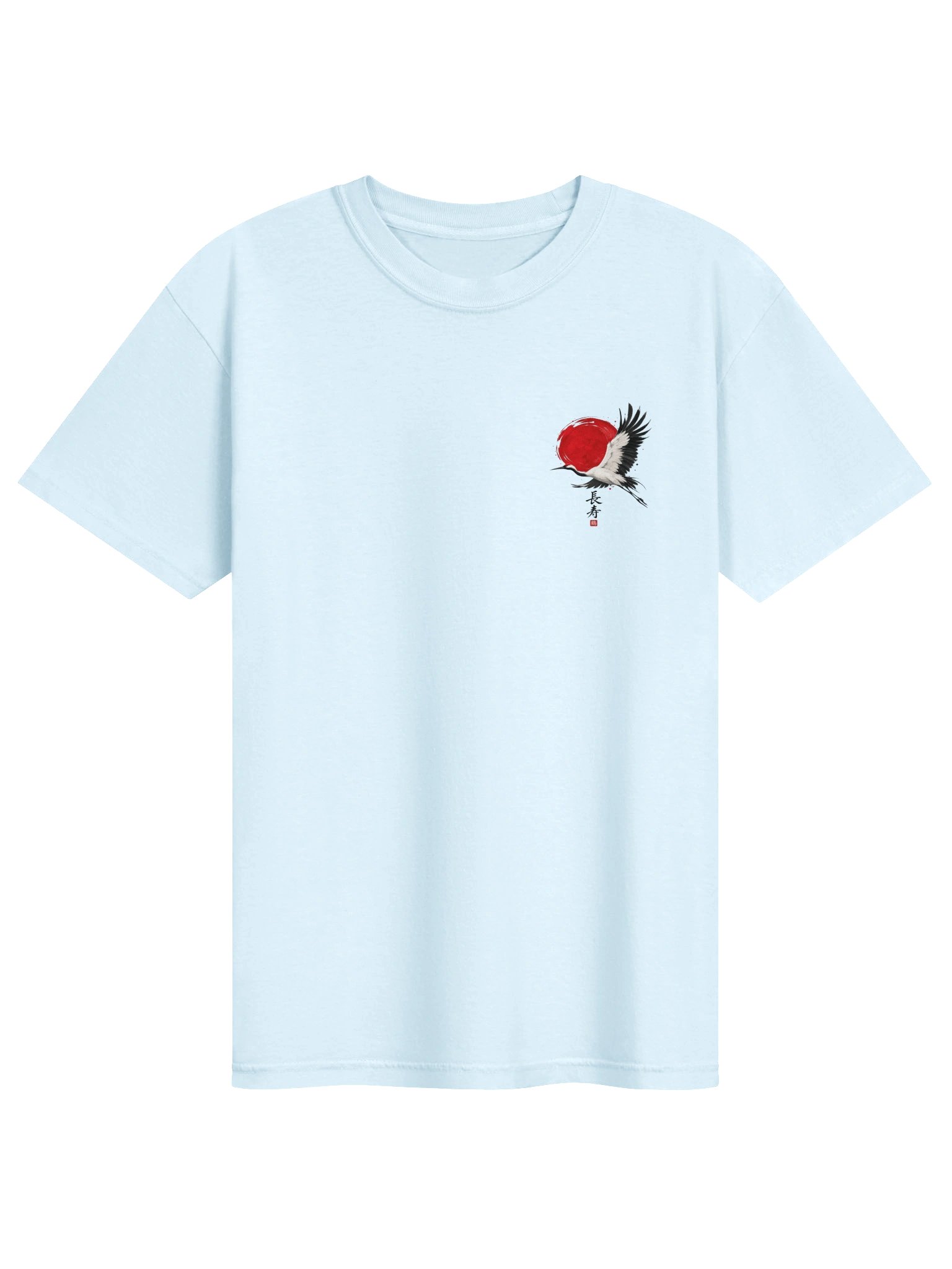 Japanese Crane & Cherry Blossom T-Shirt | Aesthetic Tee product image (4)