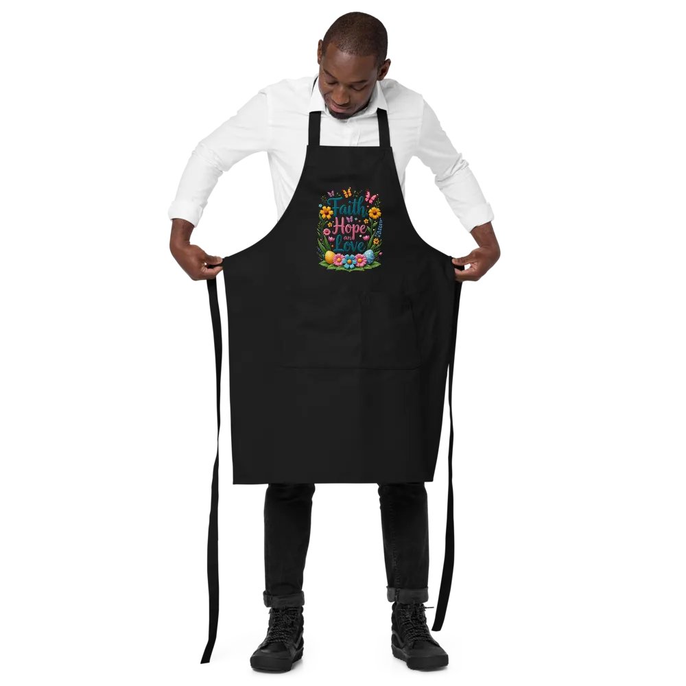 Faith Hope and Love Organic Cotton Apron product image (5)