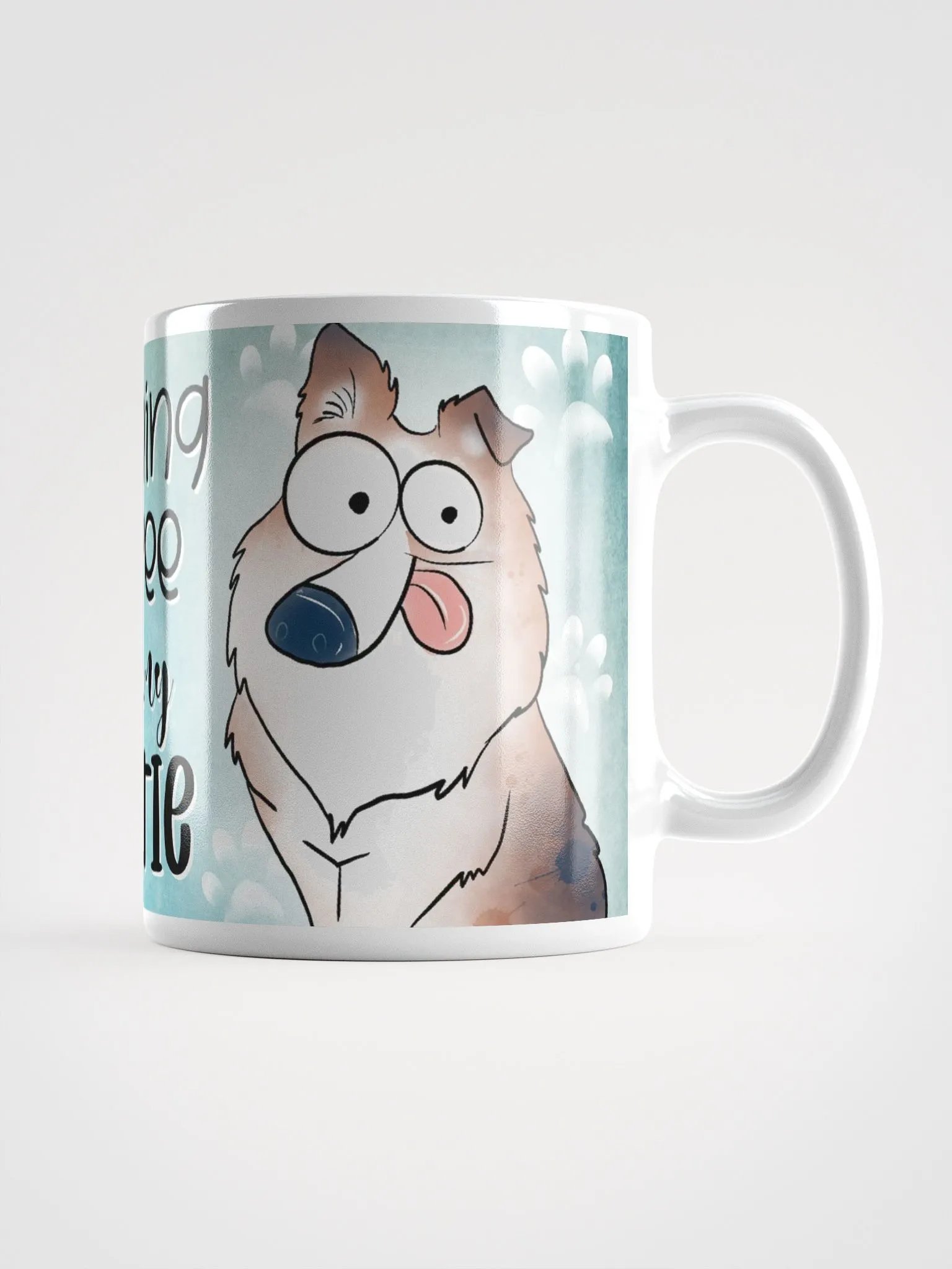 Morning Coffee With My Sheltie Mug product image (1)