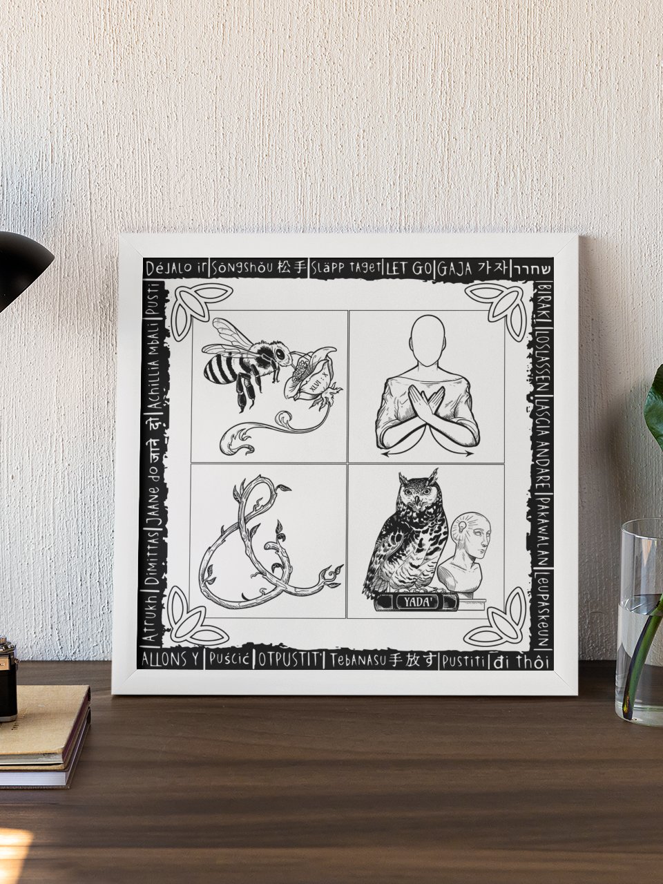 Wall Art (Bee still & know) product image (1)